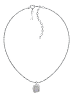 MARSEVEN白色抱方宝石的幽灵项链