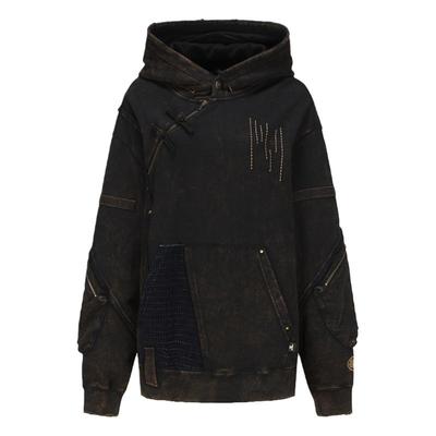 重磅水洗卫衣碧海潮生中国风