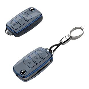 大众宝来钥匙套壳专用全包男女士桑塔纳朗逸捷达帕萨特POLO车扣壳