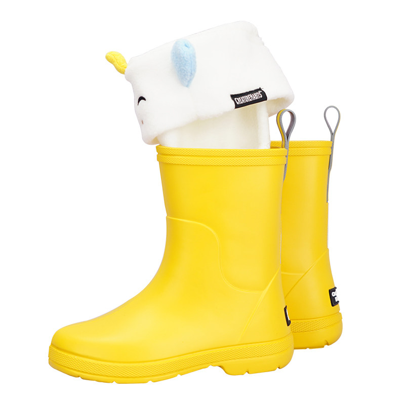 儿童雨鞋加绒加厚内档可拆套装