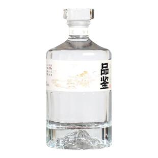 包邮玻璃酒瓶一斤分装高端原浆白酒空瓶子定制精美包装密封酒瓶子
