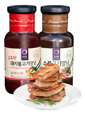 韩国清净园牛肉猪肉烤肉酱