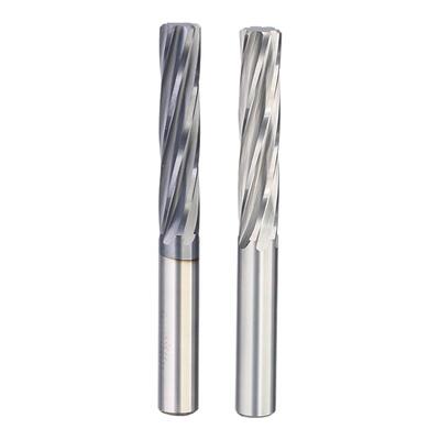 螺旋铰刀钨钢硬质合金涂层钨钢机用螺旋非标高精绞刀H7