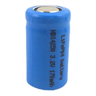 可充电磷酸铁锂电池14250 180mAh 3.2V行车记录仪ETC导航仪电池