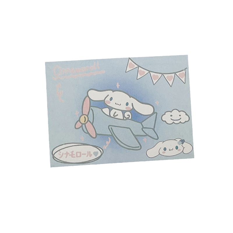 卡通信纸三折卡片节日可爱贺卡送朋友送学生闺蜜生日礼物祝福留言
