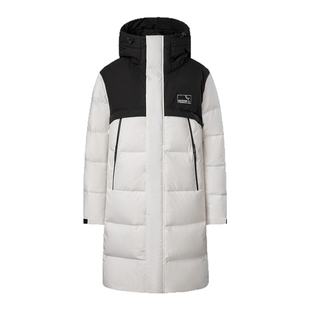 outdoor products2025秋冬新款长款羽绒服男户外三防保暖连帽拼接