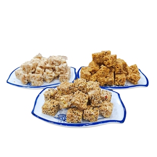 非遗炒米红薯年糕玉米糖红糖麦芽糖制作传统糕点手工米花糖炒米糖