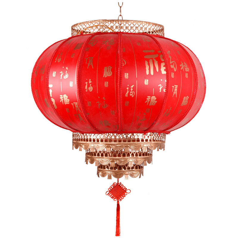 爱汝家带LED灯pvc新年广告灯笼
