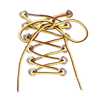 儿童马丁靴鞋带圆绳粗皮鞋高帮靴子大黄靴男女款英伦风休闲鞋带绳