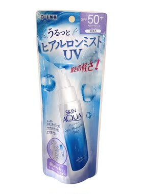 乐敦 SKIN AQUA超保湿水感防晒喷雾户外出行防护SPF50+PA++++60ML