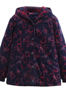 依佈中老年妈妈装棉服2025冬装新款加厚灯芯绒外套老年人大码上衣