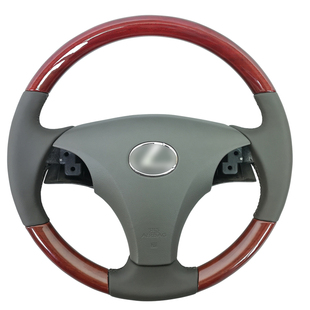 雷克萨斯ES240 GS300方向盘桃木加工改装 翻新修复包真皮厂家直销