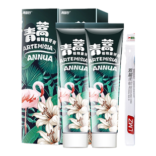 两面针青蒿植物素护龈牙膏成人缓解口臭清新口气牙膏呵护牙龈健康
