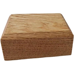 黑胡桃木块方块胸像模型摆件底座diy手工小制作材料实木垫高