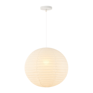 日式复古纸灯球形圆球卧室餐厅服装店宣纸亚麻布民宿非野口勇吊灯