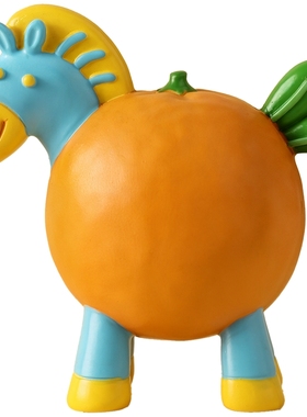 2026卡通马年吉祥物马到橙功摆件