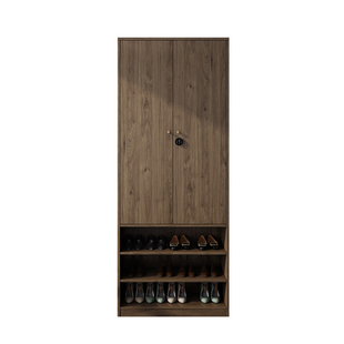 智能带锁鞋柜家用门外楼道走廊过道电梯口室外转角储物柜靠墙高柜