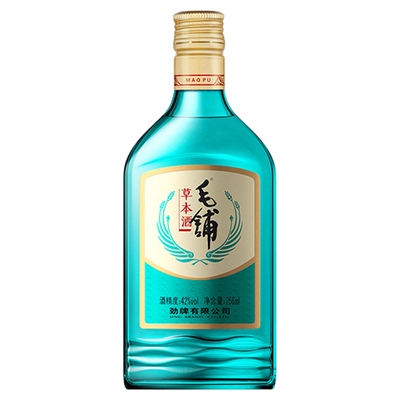 【官方授权】劲牌42度毛铺草本酒258ml便携小酒分享装白酒基酒