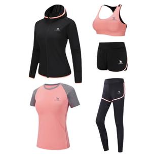 骆驼瑜伽服套装女款长袖秋冬休闲运动服晨跑步服衣服健身服网红款