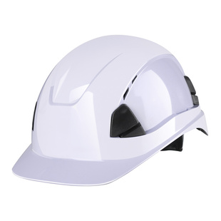 白色领导ABS 秋冬透气工地安全帽施工监理电力建筑工程工厂头盔