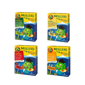 挪威Mollers沐乐思深海鱼油小鱼果冻DHA儿童鱼油 omega3欧米茄3