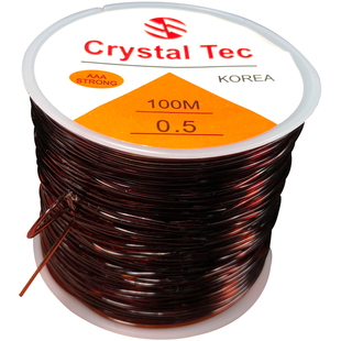 水晶绳0.8透明弹力线圆形线松紧线手链弹力线diy串珠绳线牛皮筋线