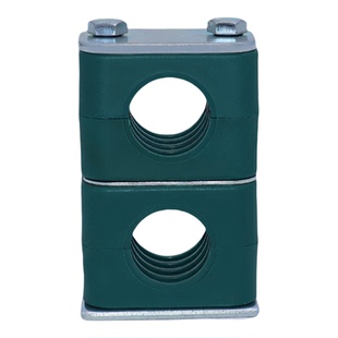 轻型塑料管夹管卡单孔上下双层管夹TLPG3+TLPG18系列管夹固定夹