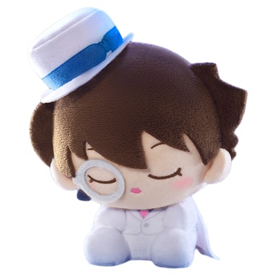 灵动创想 名侦探柯南歪头贴贴 睡觉毛绒怪盗基德周边礼物手办盲盒