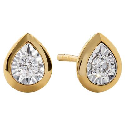 MonicaVinader耳环培育钻石耳钉