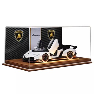1:24兰博基尼毒药合金跑车模型灯光展示收藏摆件送男朋友节日礼物