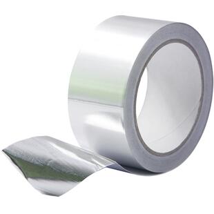 0.1mm空调水管防晒防老化胶带加厚铝箔胶带耐高温厨房专用铝箔纸防水防油特厚灶台铝箔贴纸补盆贴补锅底神器