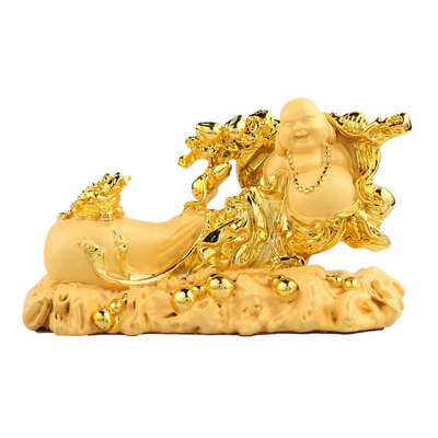 钱袋金蟾佛车载摆件招财保平安