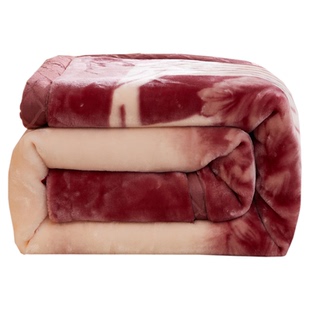 毛毯2025新款加厚冬季双层拉舍尔盖毯被子学生宿舍单人结婚绒毯子