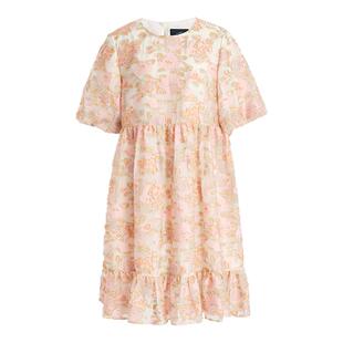 【FaFa裙】AUM噢姆2025年夏季新款莫奈提花剪花娃娃裙连衣裙长裙