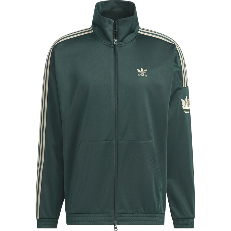 Adidas/阿迪达斯官方正品三叶草男女经典复古休闲立领外套JL8400