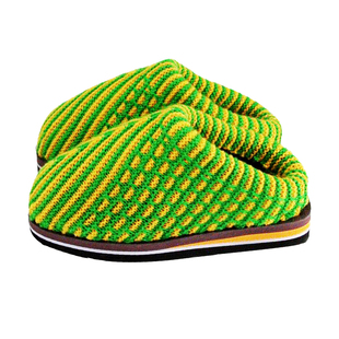 毛线鞋子手工编织秋冬季棉拖鞋男女款家居保暖加绒厚防滑成品拖鞋