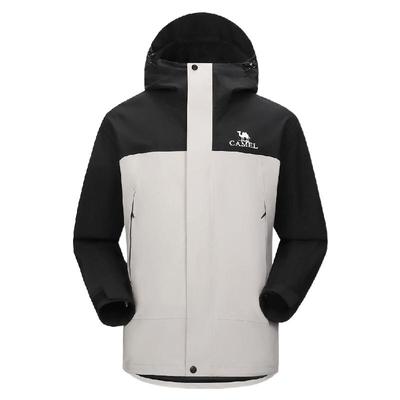 三合一冲锋衣男骆驼防水防风保暖