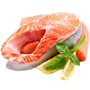 三文鱼新鲜三文鱼排整条轮切纯中段冰鲜冷冻智利鱼扒非刺身边角料