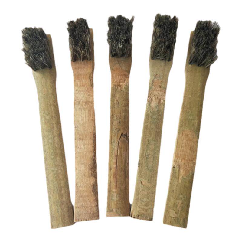 纯手工长竹柄缝制文玩纯野猪鬃毛刷子特大超硬核桃金刚菩提子鞋刷