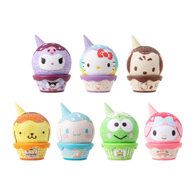 3djp卡通可爱立体拼图雪糕球盲盒