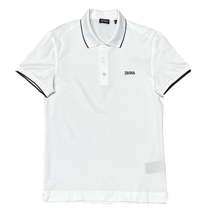 国内现货ZEGNA/杰尼亚 经典款logo刺绣经典款男士POLO衫翻领短袖