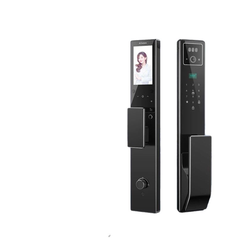 特暢恒精雕V6JMax人臉識(shí)別掌靜脈鎖防盜門智能可視貓眼電子密碼鎖