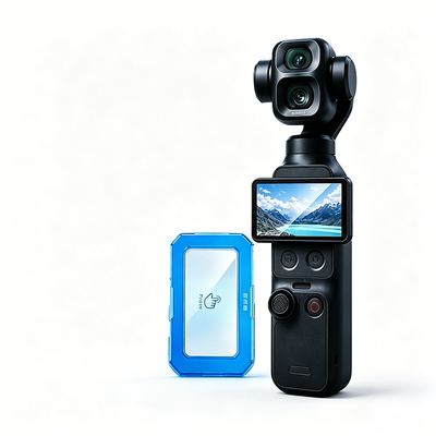 【AR增透】适用DJI大疆pocket4Pro钢化膜屏幕膜pocket4/3/4P全屏覆盖前置相机镜头膜玻璃高清防爆抗反射秒贴