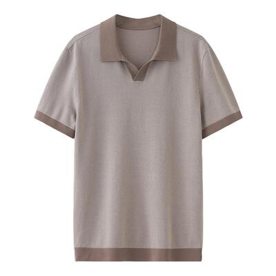 【丝棉混纺】利郎青年商务短袖POLO衫男2026夏季休闲短tQ5XTX509