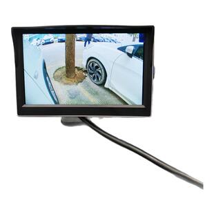 汽车载5寸双画面记录屏AHD右侧盲区影像摄像头前置左右视监控系统