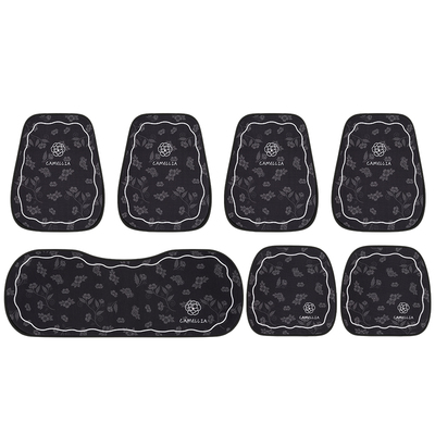 山茶花汽车坐垫四季通用2026新款座椅套车载座垫车垫淑女神高级感