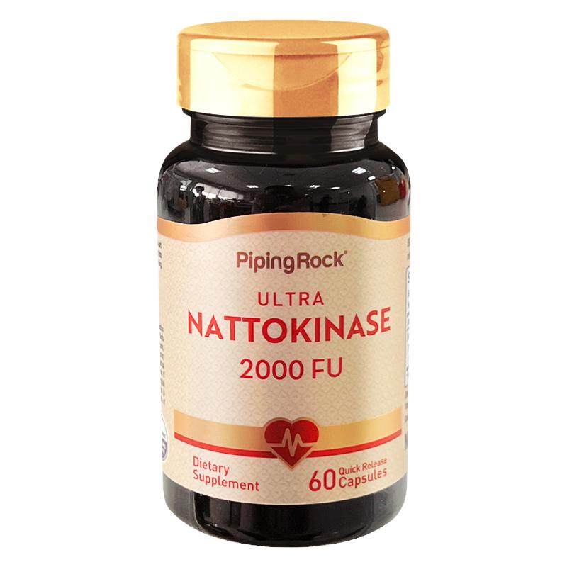 美国朴诺纳豆激酶胶囊红曲