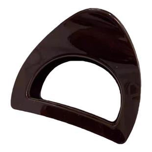 镂空半圆抓夹半扎发马尾夹2025新款发夹女后脑勺鲨鱼夹高级感发饰