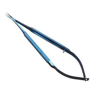 显微外科眼科器械12.5显微持针钳持针器美容整形夹针钳不锈钢14cm