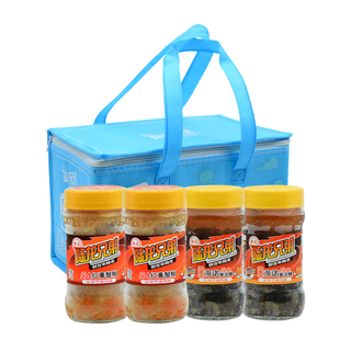 【新品】宁波特产礼陆龙兄弟5A梭子蟹糊+海诺5A泥螺年货礼盒1.2Kg